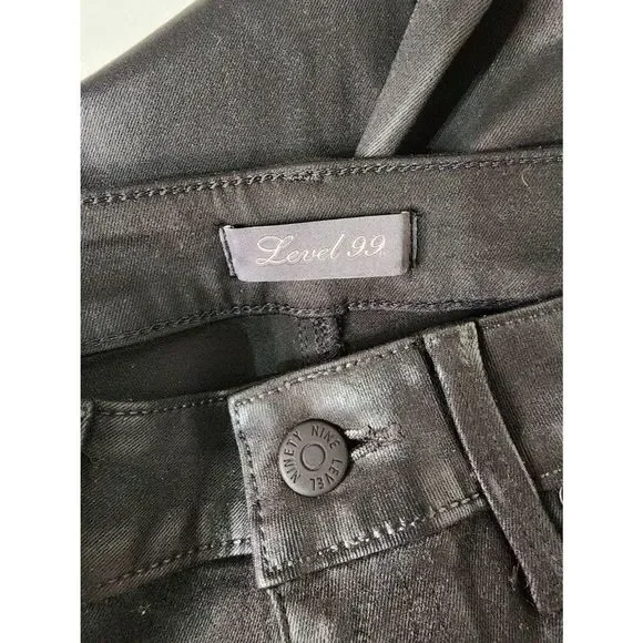 Level 99 Women Forever Black Denim Pants High Rise Skinny Jeans size 28/6 - Picture 7 of 10